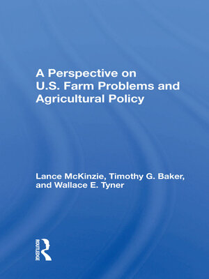 cover image of A Perspective on U.S. Farm Problems and Agricultural Policy